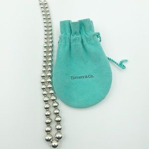 Tiffany & Co Graduating Bead Ball Necklace